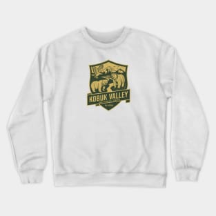 Kobuk Valley National Park Wildlife Emblem Crewneck Sweatshirt